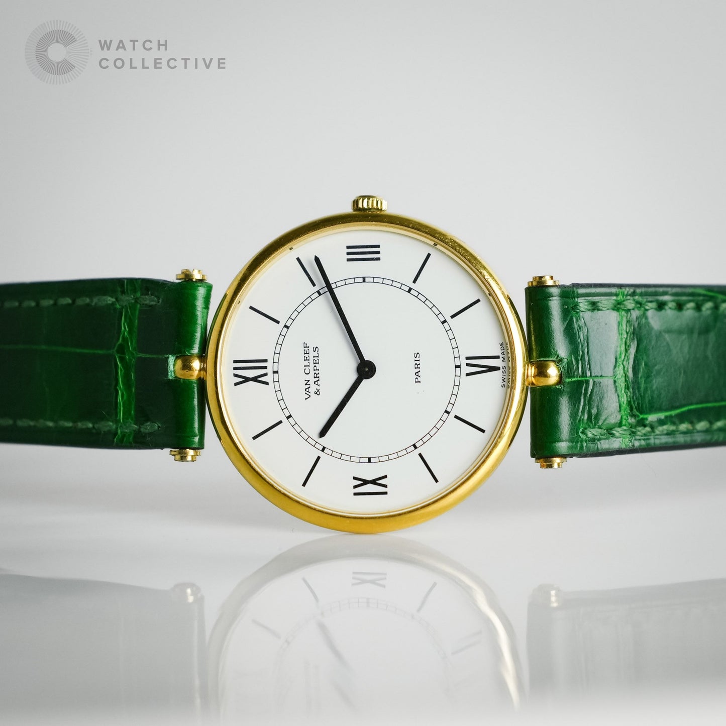 Van Cleef & Arpels 18k Yellow Gold 30mm quartz 18101