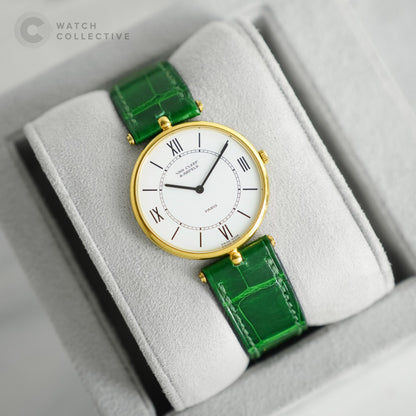 Van Cleef & Arpels 18k Yellow Gold 30mm quartz 18101