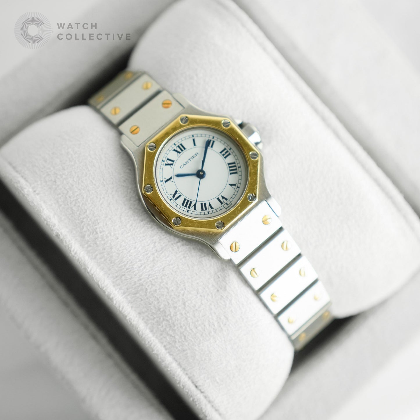 Cartier Santos Octagon Two Tone Gold/Steel 25mm automatic 0907