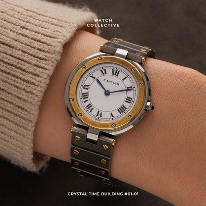 Cartier Santos Ronde Gold/Steel 32mm quartz 8191