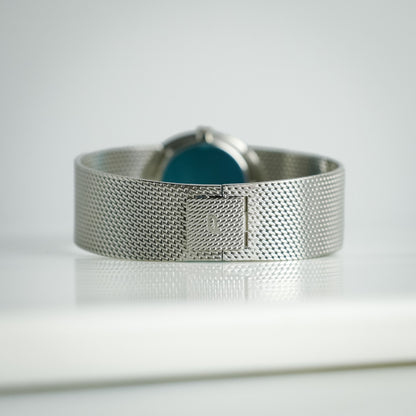 Piaget 18K White Gold Integrated Bracelet Jade Dial 9333 B11