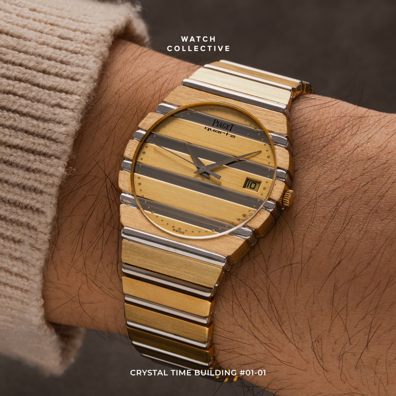 Piaget Polo 18k Yellow Gold 34mm quartz 15661 C 701