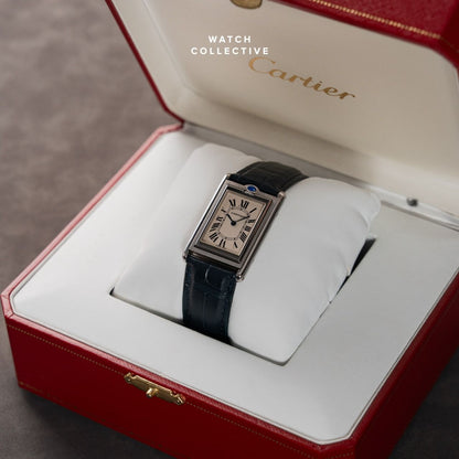 Cartier Tank Basculante Stainless Steel 25mm Manual 2390
