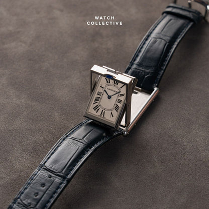 Cartier Tank Basculante Stainless Steel 25mm Manual 2390