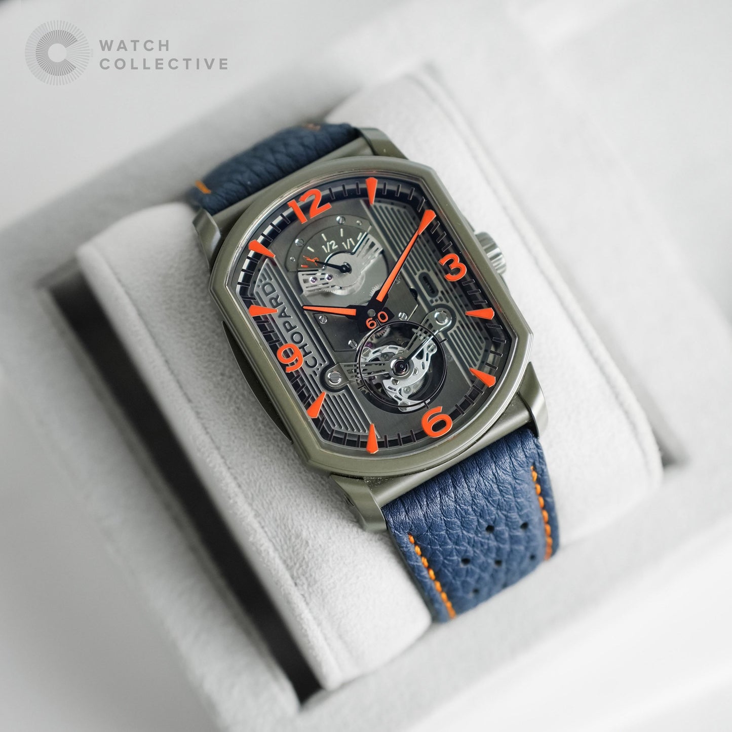 🔥LIMITED TOURBILLON🔥 Chopard L.U.C Engine One skeleton titanium manual winding 36x47mm 168526