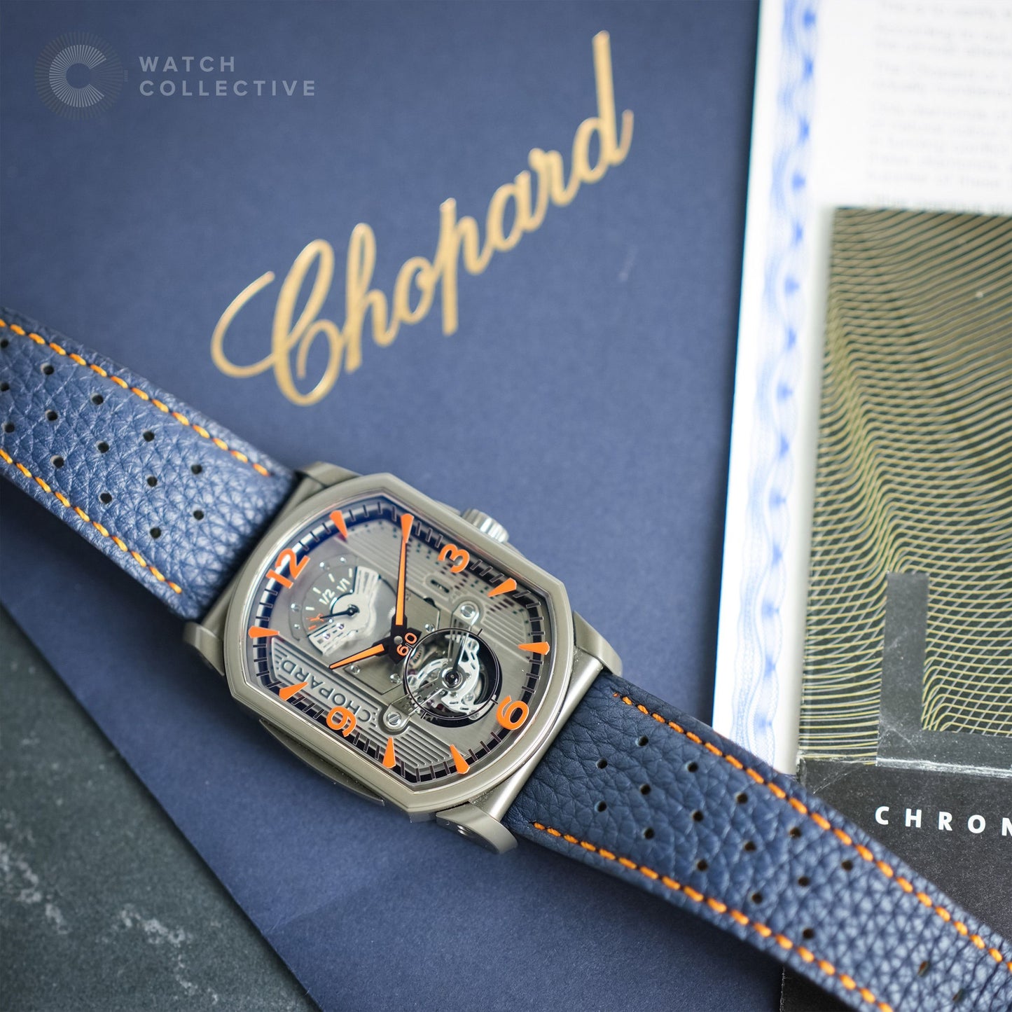 🔥LIMITED TOURBILLON🔥 Chopard L.U.C Engine One skeleton titanium manual winding 36x47mm 168526