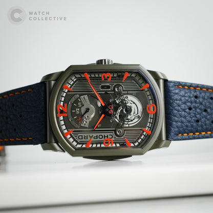 🔥LIMITED TOURBILLON🔥 Chopard L.U.C Engine One skeleton titanium manual winding 36x47mm 168526
