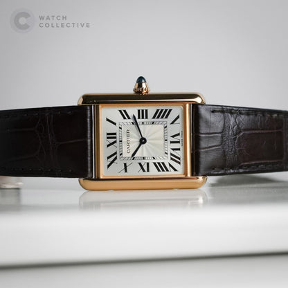 Cartier Tank Louis 18k Rose Gold 25.5mm Manual WGTA0011