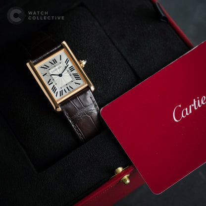 Cartier Tank Louis 18k Rose Gold 25.5mm Manual WGTA0011
