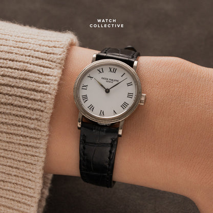 Patek Philippe Calatrava 18k White Gold 29mm manual 4809G