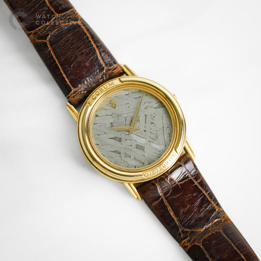Corum 18K Yellow Gold Meteorite Dial 31Mm Quartz