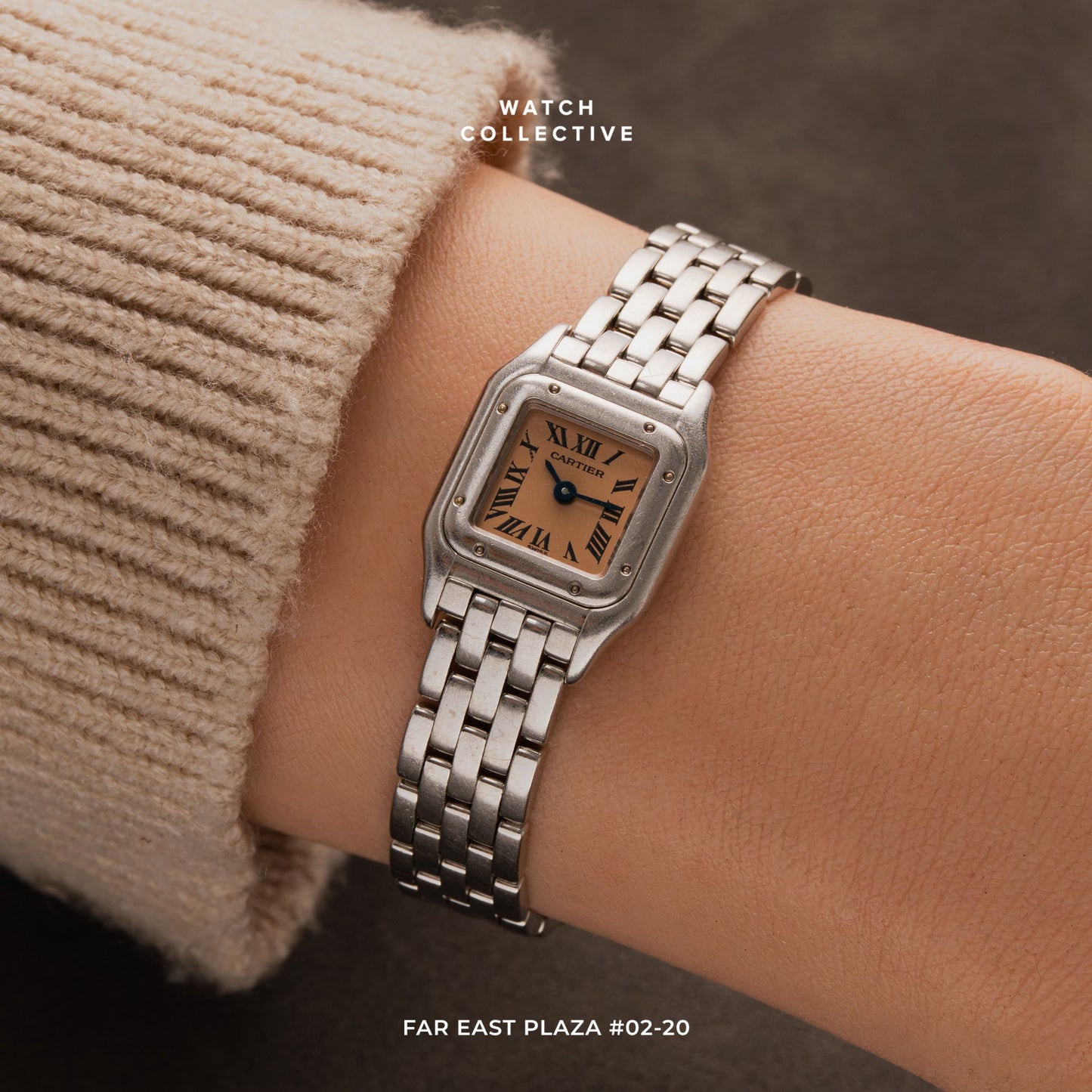 Cartier Mini Panthere 18k White Gold 17mm quartz 2363