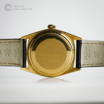 Rolex Daydate Oyster Perpetual 18k Yellow Gold Black dial 30mm automatic 1803