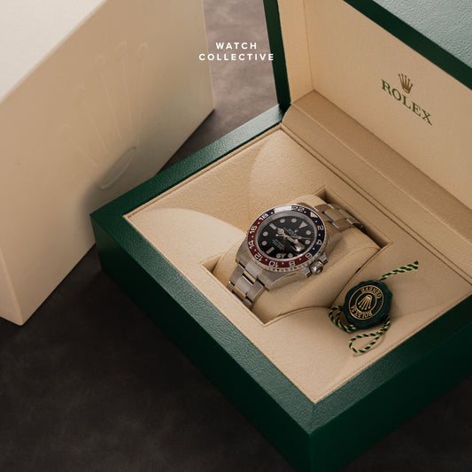 Rolex GMT Master II Pepsi Stainless Steel Oyster Bracelet 40mm Automatic 126710BLRO