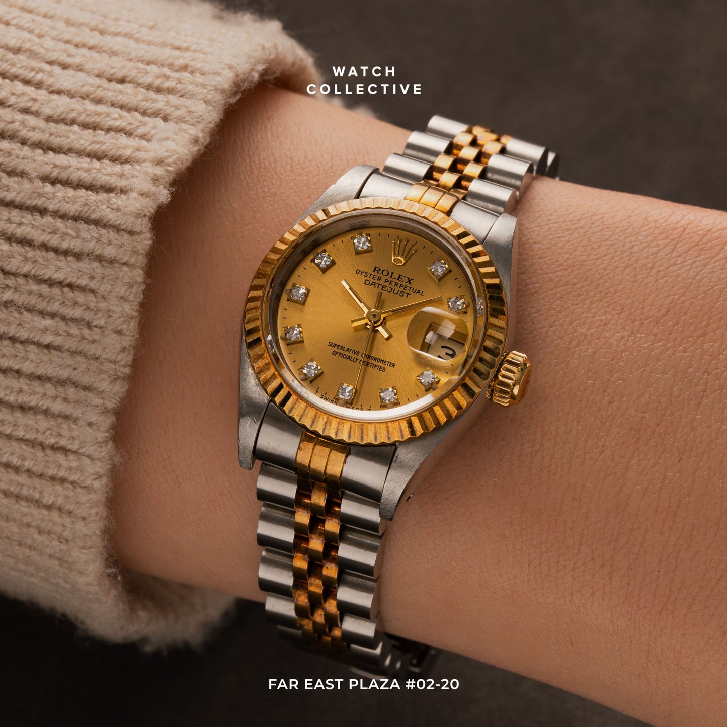 Rolex Lady Datejust Gold/Steel 26mm automatic 69173