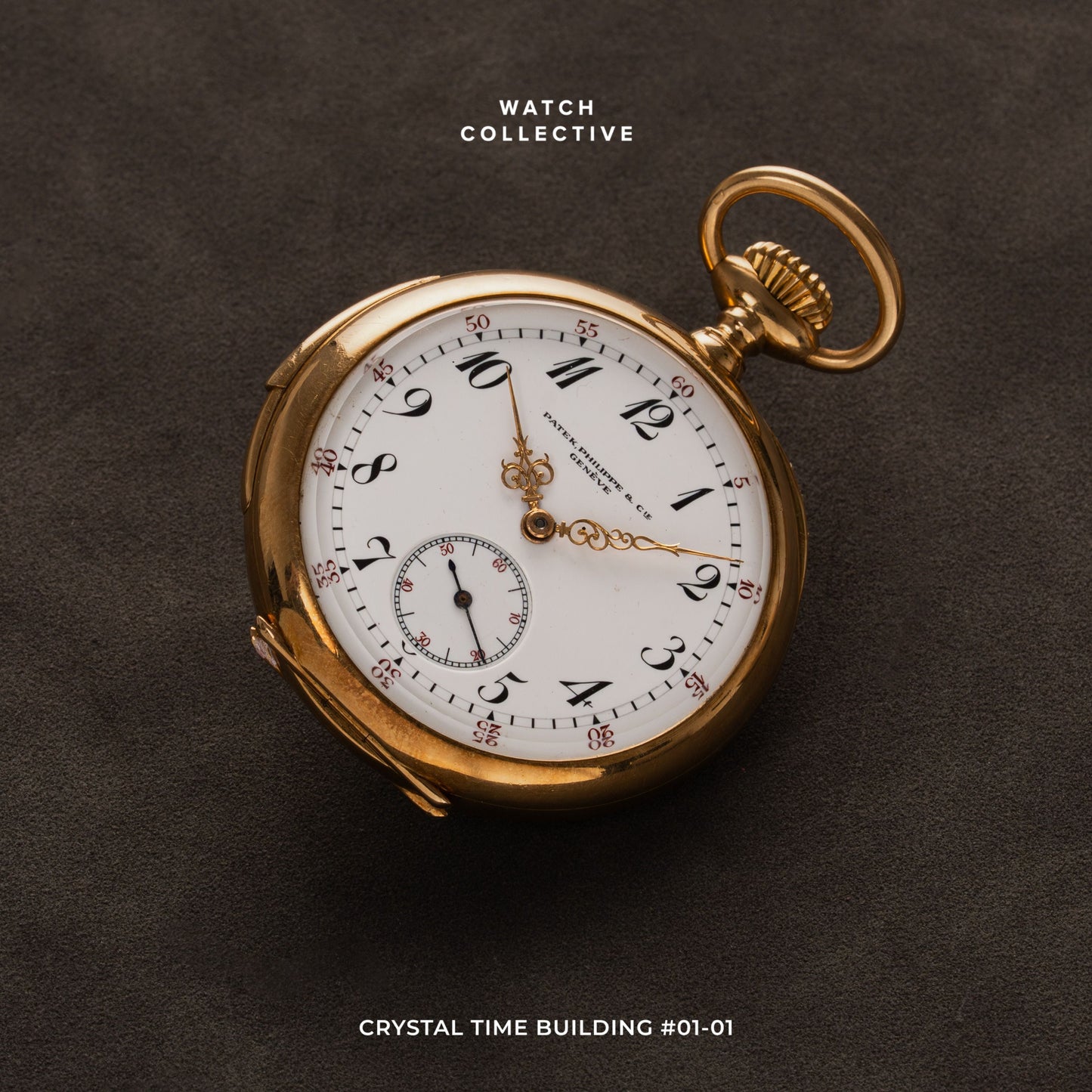 Patek Philippe Minute Repeater Pocket watch 18k Yellow gold 49mm automatic