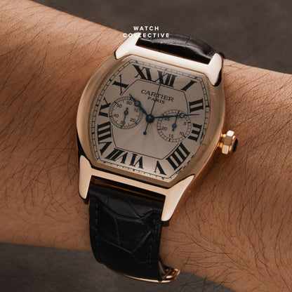 Cartier Monopusher XL 18k Rose Gold 37x38mm manual W1547451 / 2781