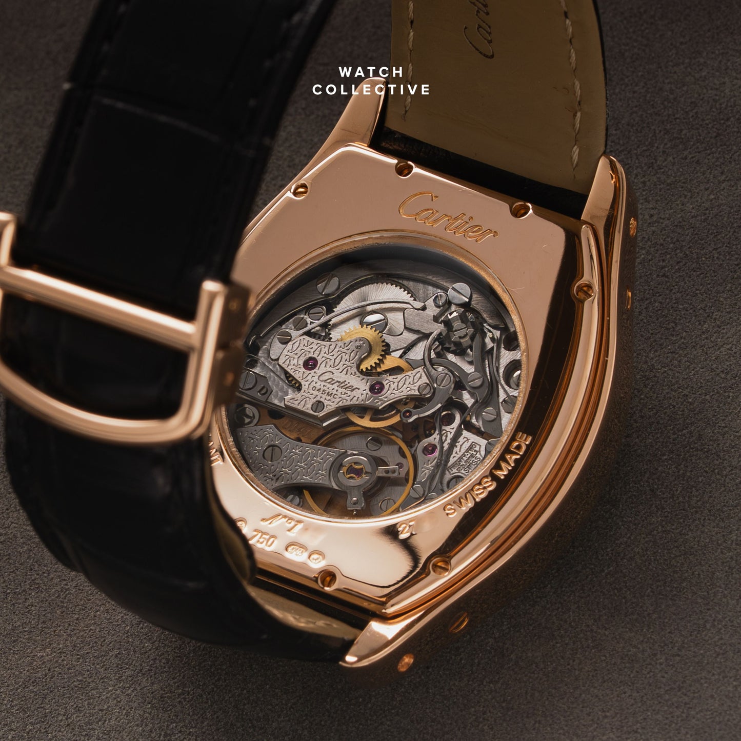 Cartier Monopusher XL 18k Rose Gold 37x38mm manual W1547451 / 2781