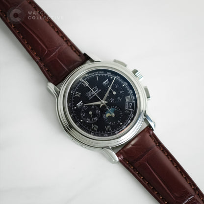 Zenith El Primero Chronometer Moonphase black dial 40mm automatic 01.240.410