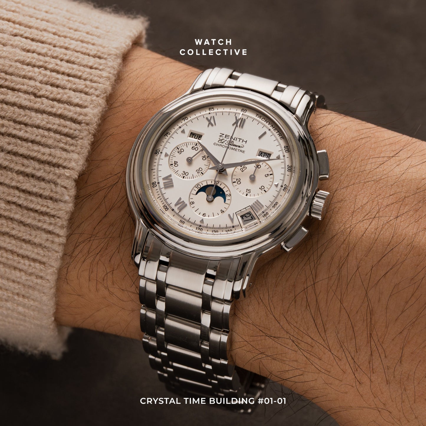 Zenith El Primero Chronometer Stainless steel 40mm automatic 02.0240.410/01