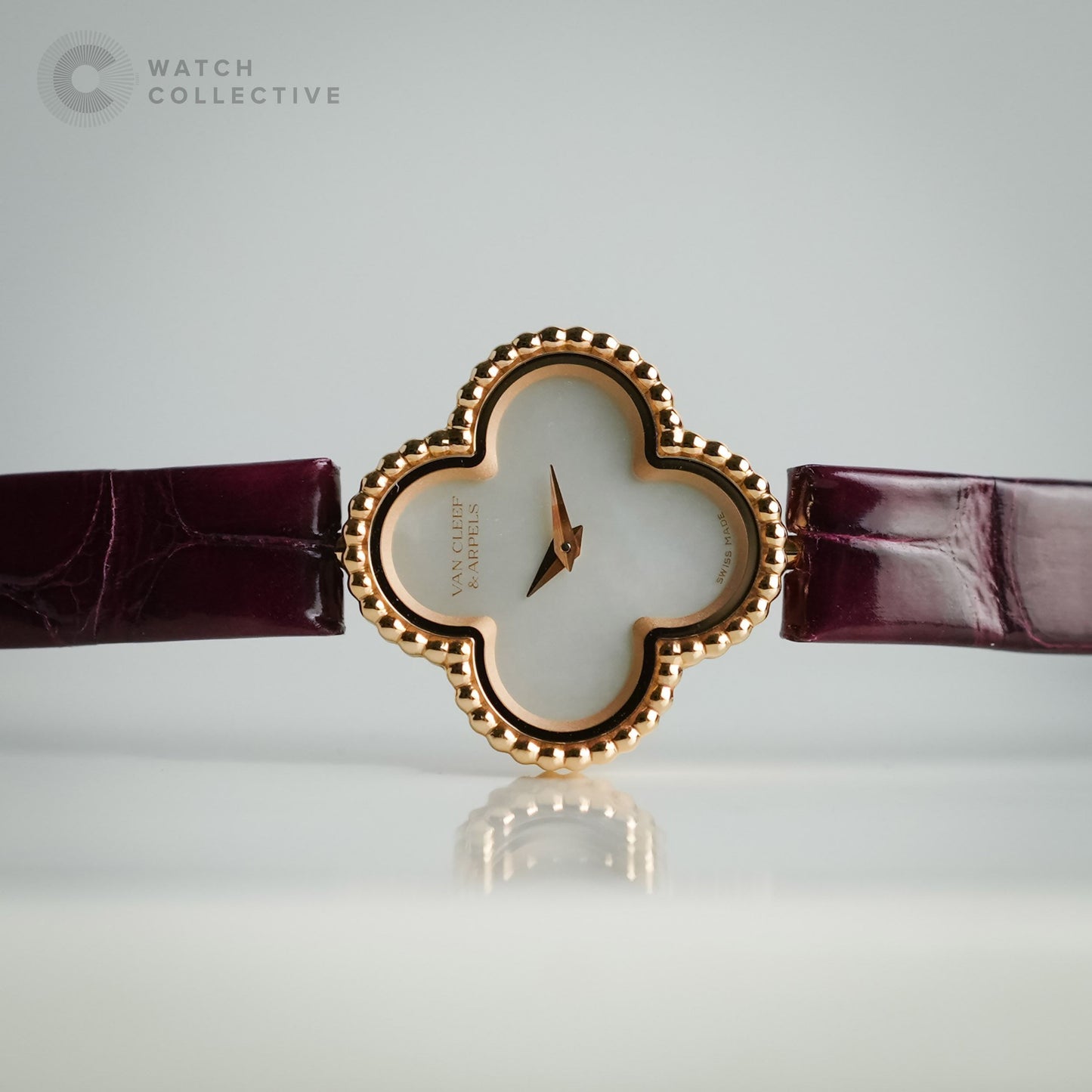 Van Cleef and Arpels 18k rose gold MOP dial 23mm quartz 2386240