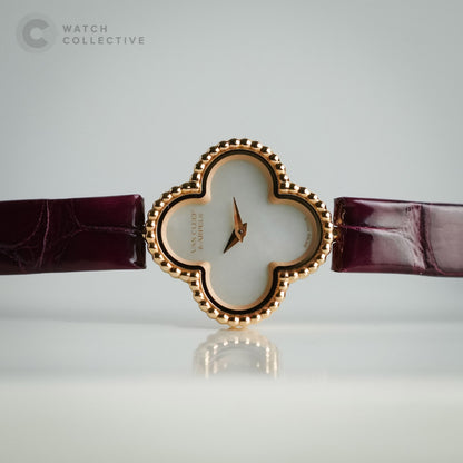 Van Cleef and Arpels 18k rose gold MOP dial 23mm quartz 2386240