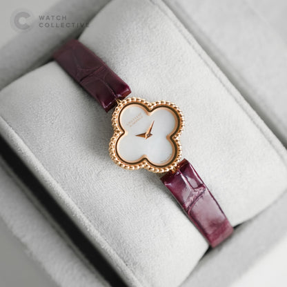 Van Cleef and Arpels 18k rose gold MOP dial 23mm quartz 2386240