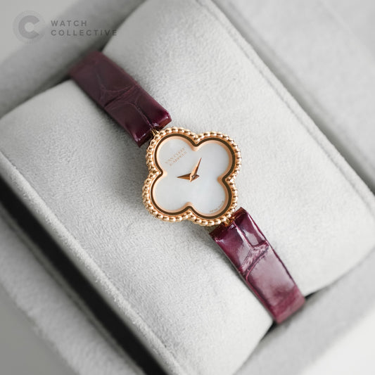 Van Cleef and Arpels 18k rose gold MOP dial 23mm quartz 2386240