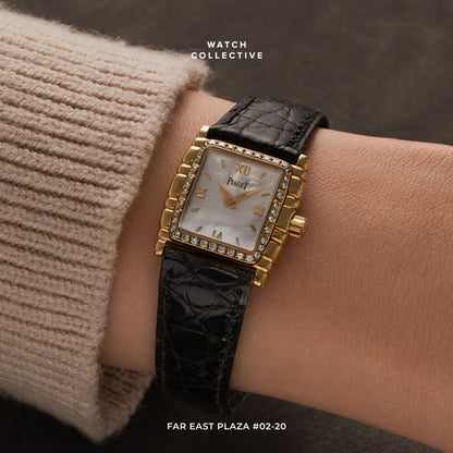 Piaget Tanagra 18k Yellow gold MOP dial 21.5mm quartz 16053