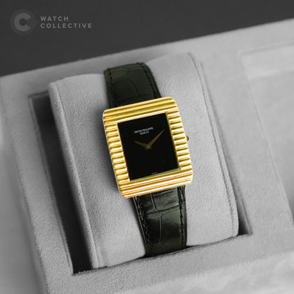 Patek Philippe Gondolo Onyx Dial 18k Yellow Gold 29mm Manual 3733