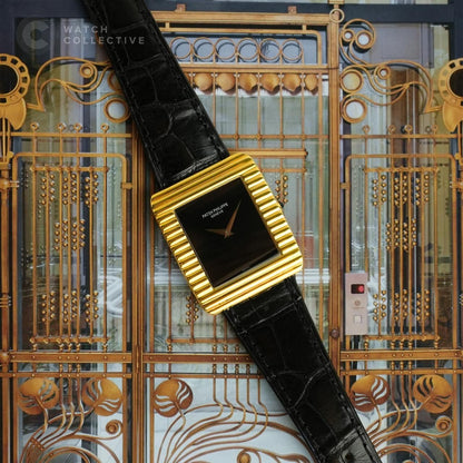 Patek Philippe Gondolo Onyx Dial 18k Yellow Gold 29mm Manual 3733