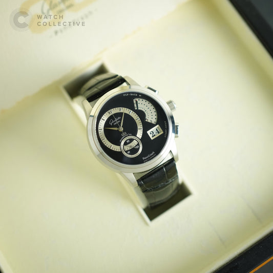 Glashutte PanoGraph Platinum 38.5mm manual winding 6101030304