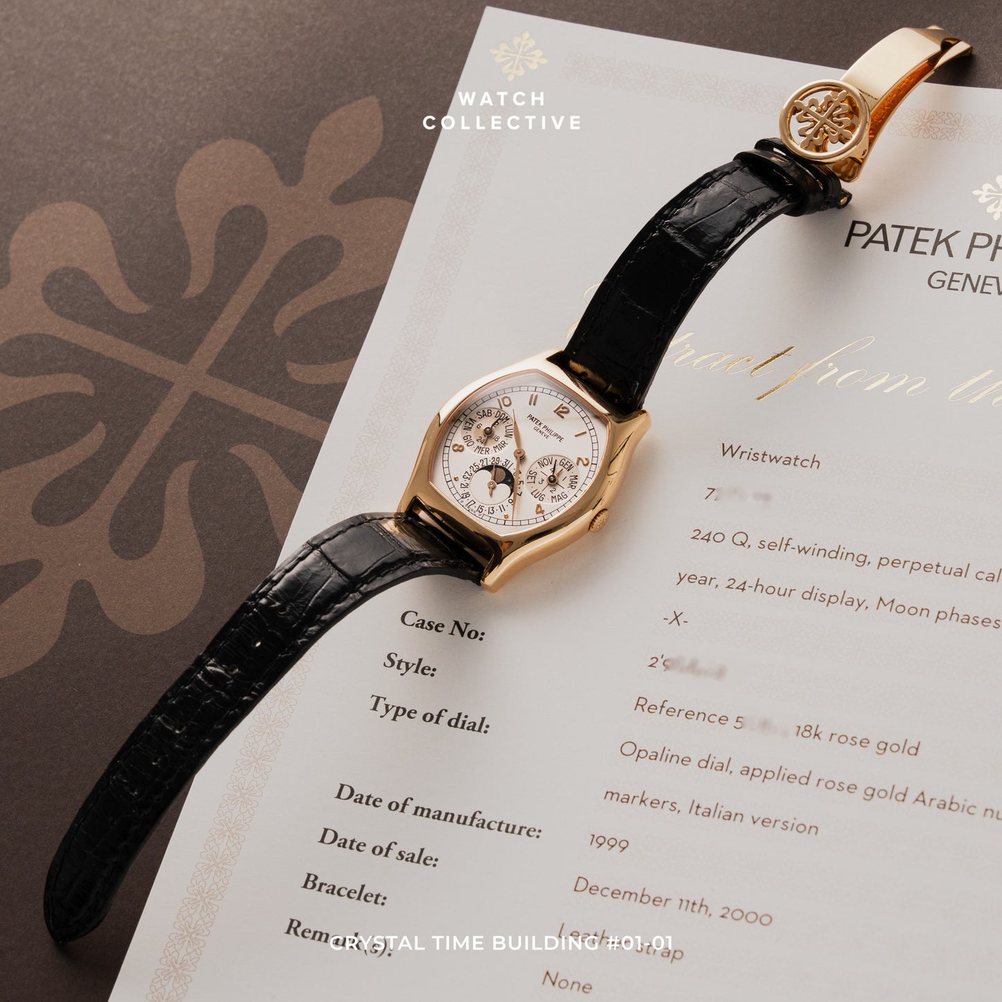 Patek Philippe Grand Complication Perpetual Calendar 18k Rose Gold 35mm Automatic 5040R