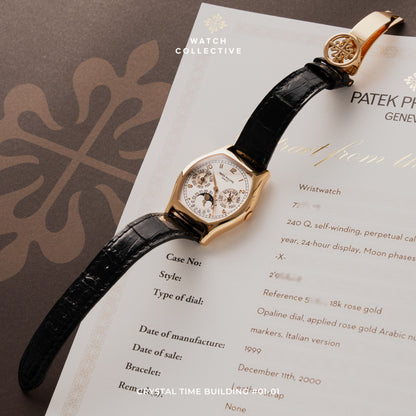 Patek Philippe Grand Complication Perpetual Calendar 18k Rose Gold 35mm Automatic 5040R