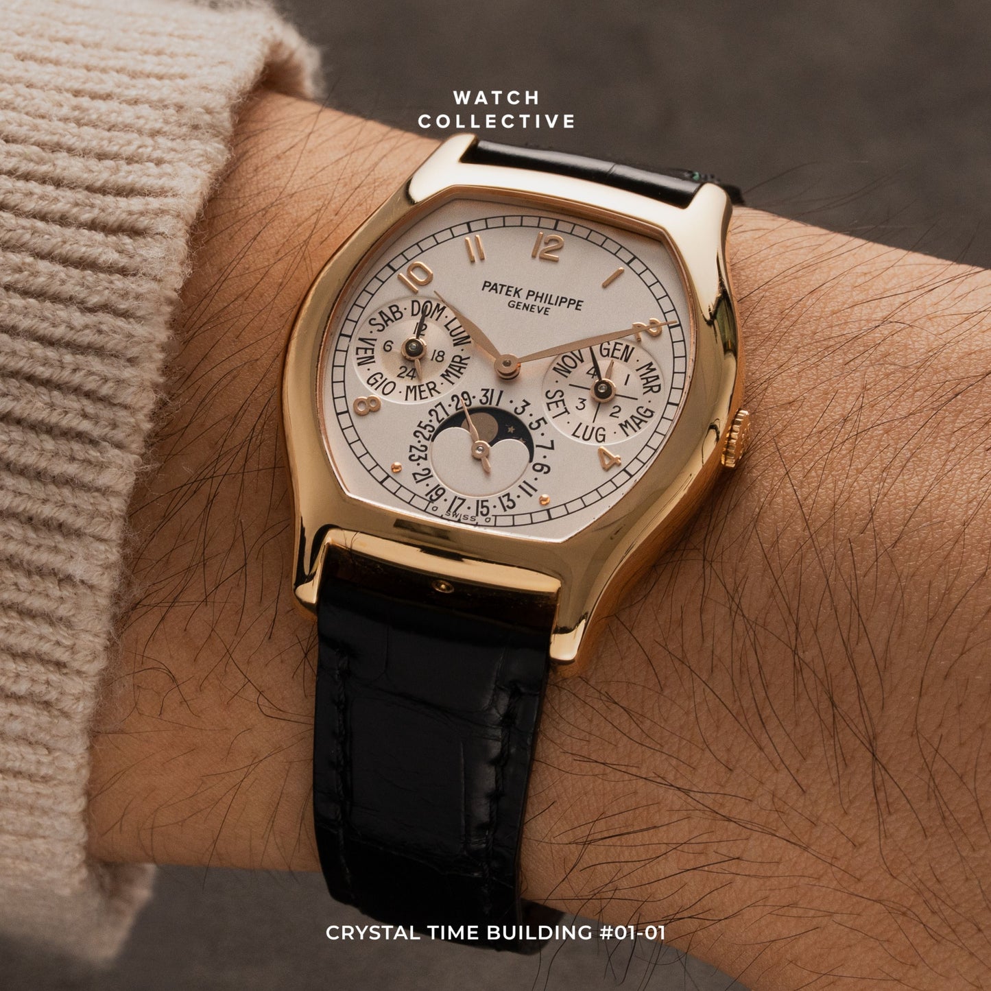 Patek Philippe Grand Complication Perpetual Calendar 18k Rose Gold 35mm Automatic 5040R