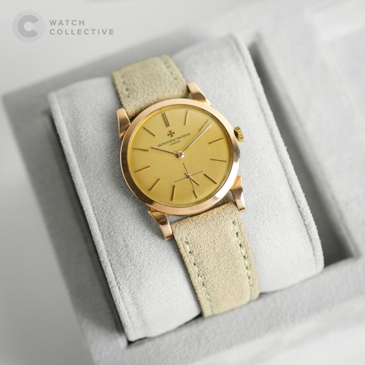 Vacheron Constantin 18k Pink gold Partimony Centre Seconds, flared lugs 32mm 6030