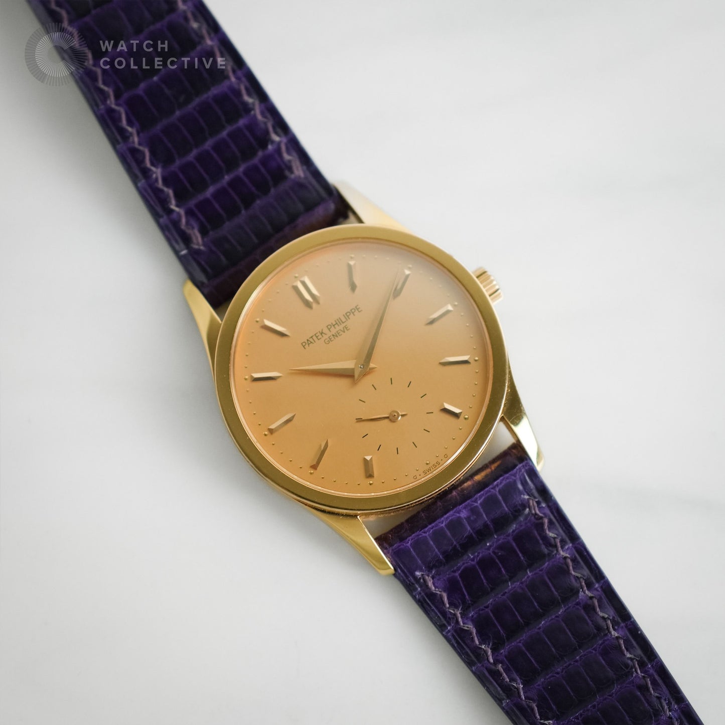 Patek Philippe Calatrava Small Seconds 18k Rose Gold 30.5mm manual 3796