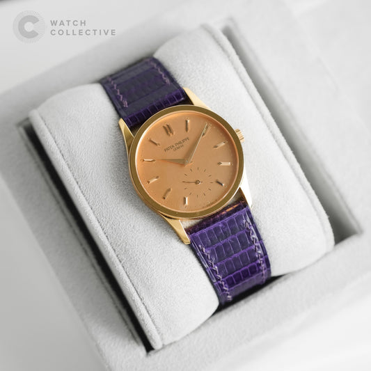 Patek Philippe Calatrava Small Seconds 18k Rose Gold 30.5mm manual 3796