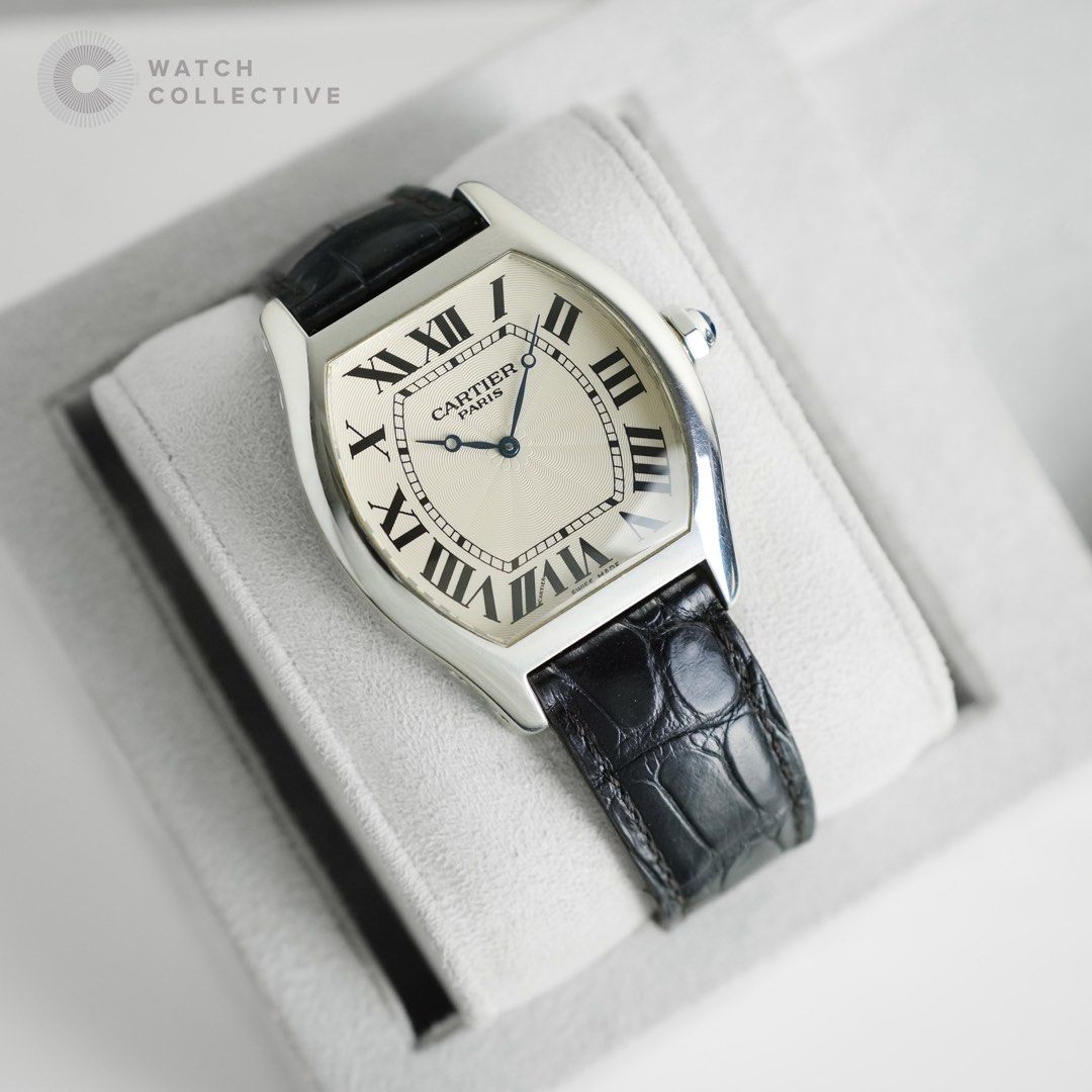Cartier Tortue XL CPCP Platinum 34mm Manual winding