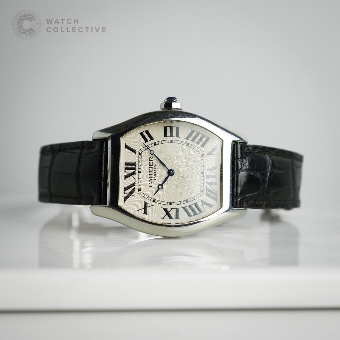 Cartier Tortue XL CPCP Platinum 34mm Manual winding