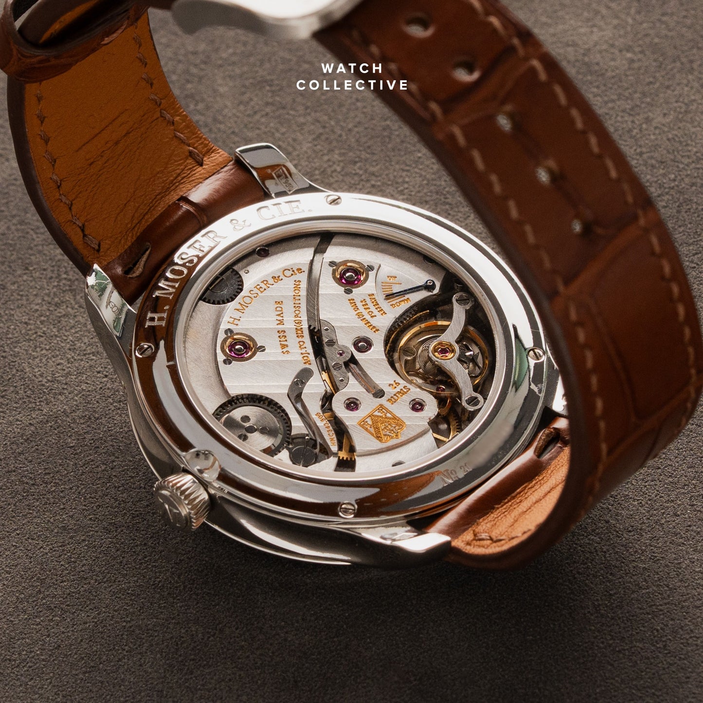 H. Moser & Cie Endeavour Platinum 40.8mm Manual 343.505