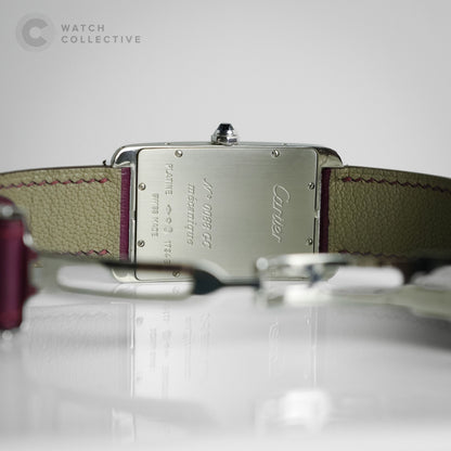 Cartier Tank Américaine Platinum 26x45mm Manual 1734B