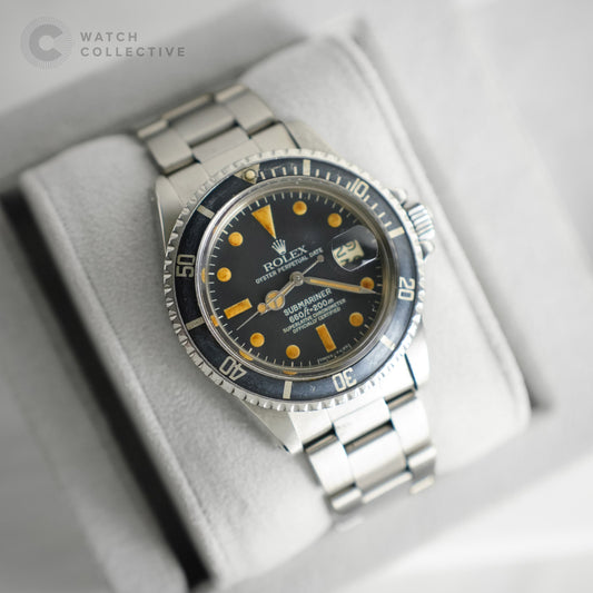 Rolex Submariner Date Pumpkin Patina 40mm automatic 1680