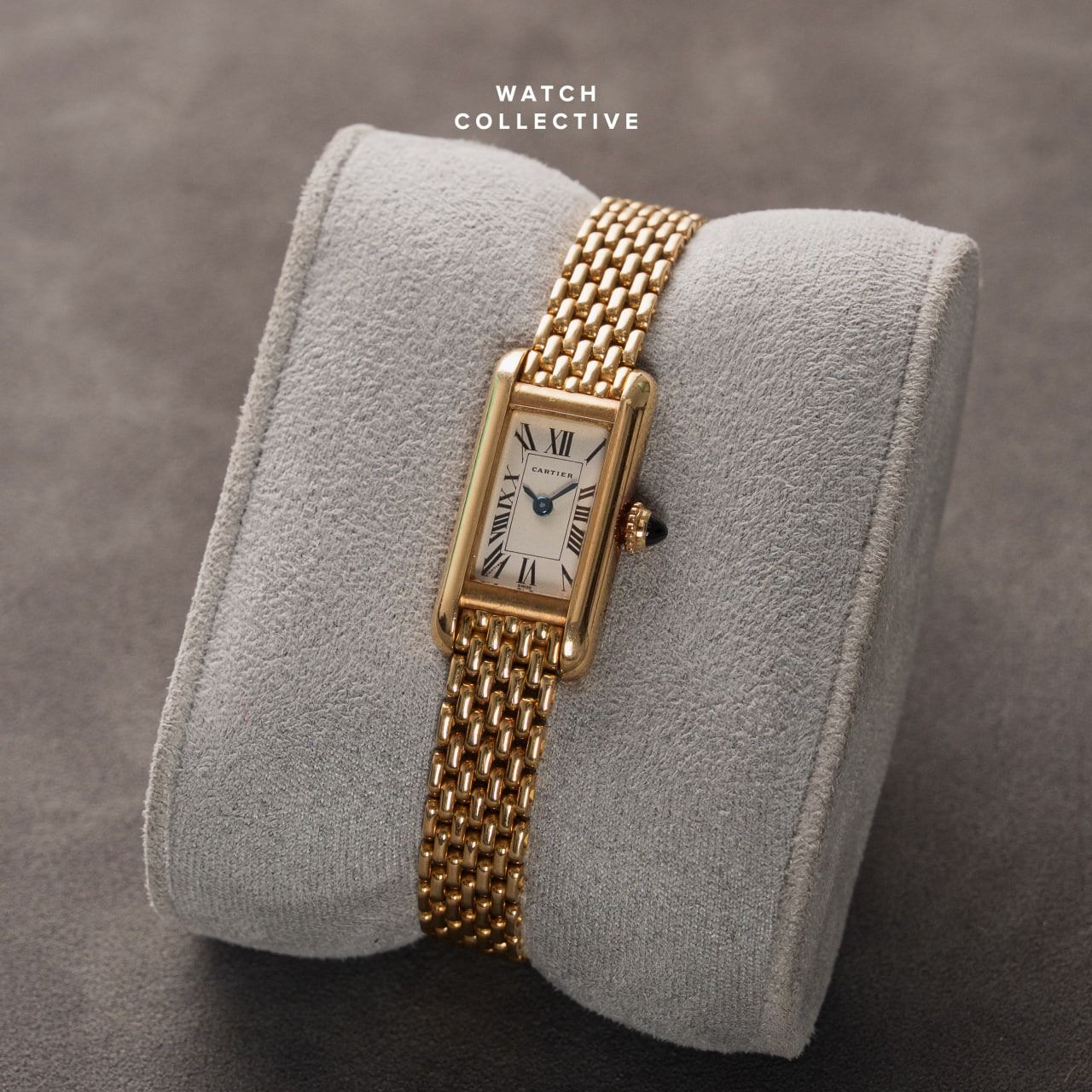 Cartier Tank Mini Americaine 18k Yellow Gold 14.5mm Quartz 28006