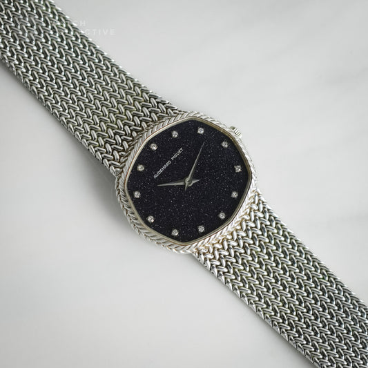 Audemars Piguet Aventurine Dial 18k White Gold 32mm Manual