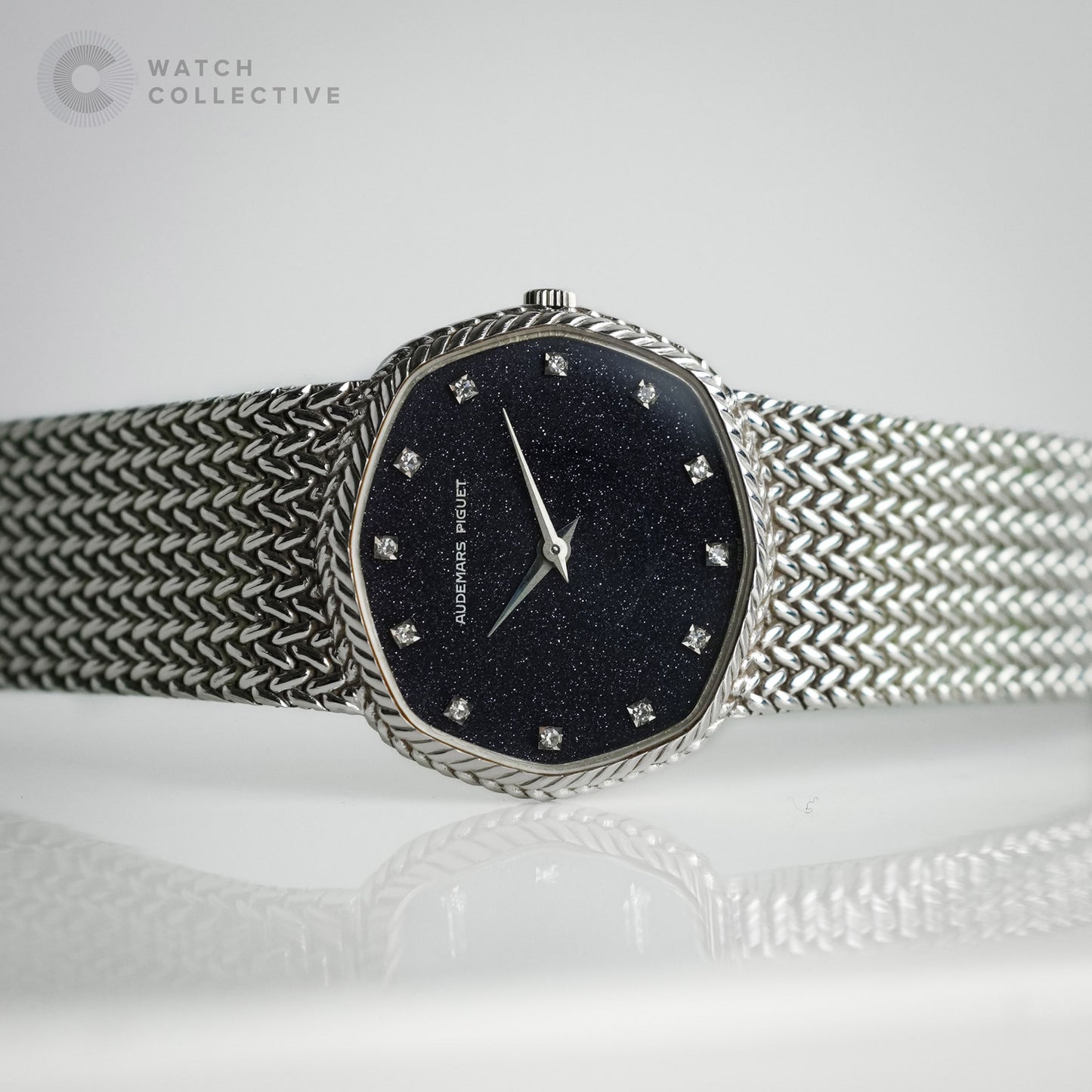 Audemars Piguet Aventurine Dial 18k White Gold 32mm Manual