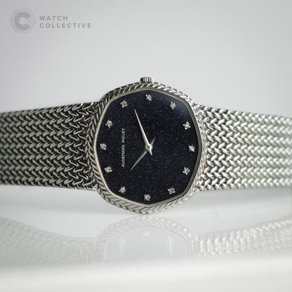 Audemars Piguet Aventurine Dial 18k White Gold 32mm Manual