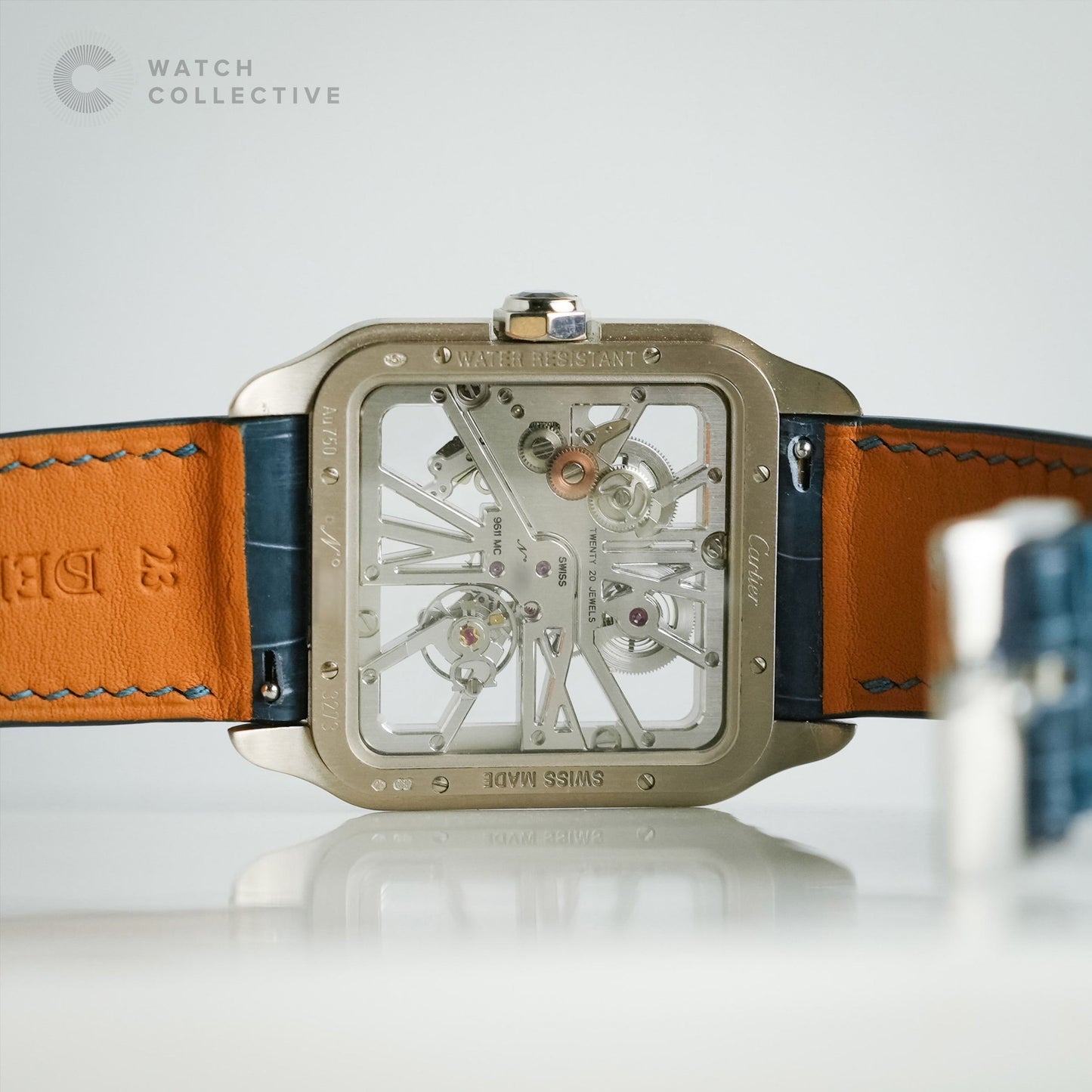 Cartier Dumont Skeleton 18k White Gold Manual Winding 36.5mm W2020033