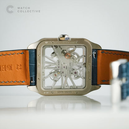 Cartier Dumont Skeleton 18k White Gold Manual Winding 36.5mm W2020033