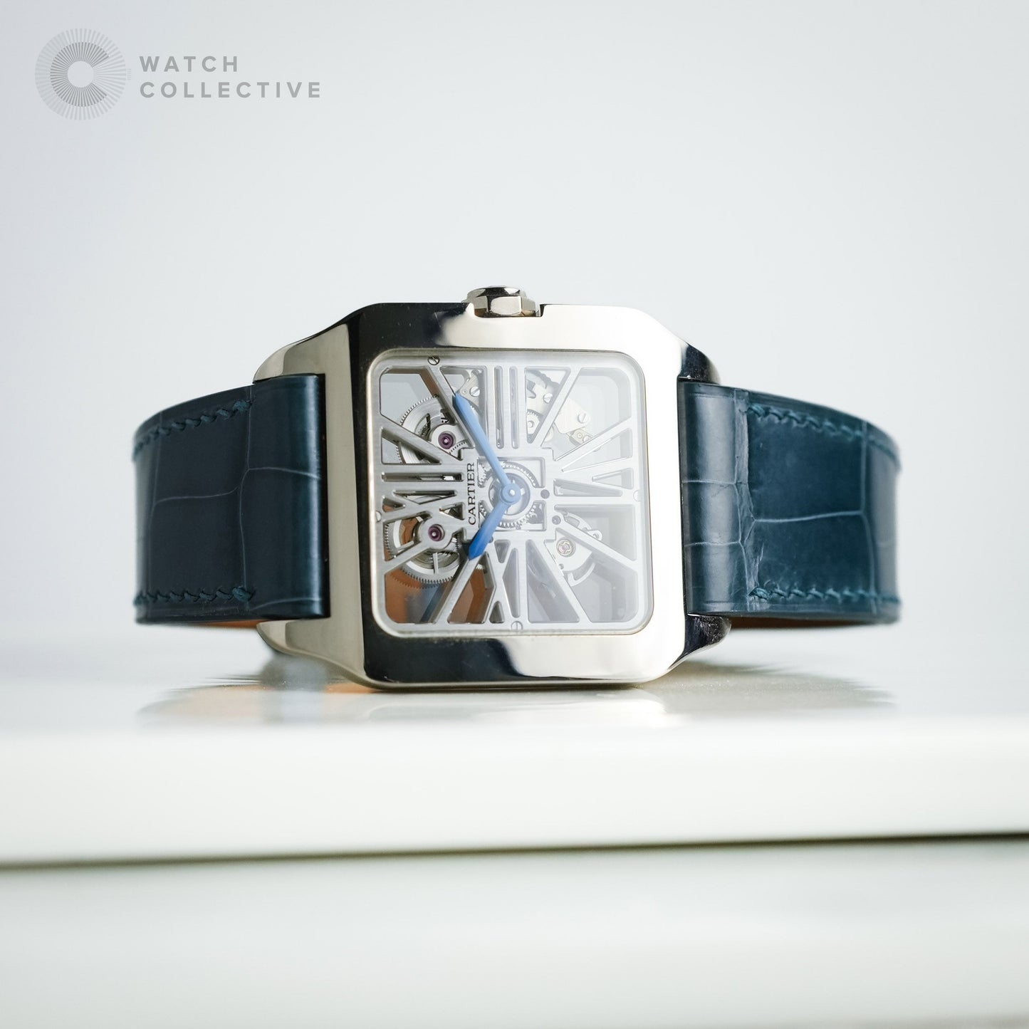 Cartier Dumont Skeleton 18k White Gold Manual Winding 36.5mm W2020033